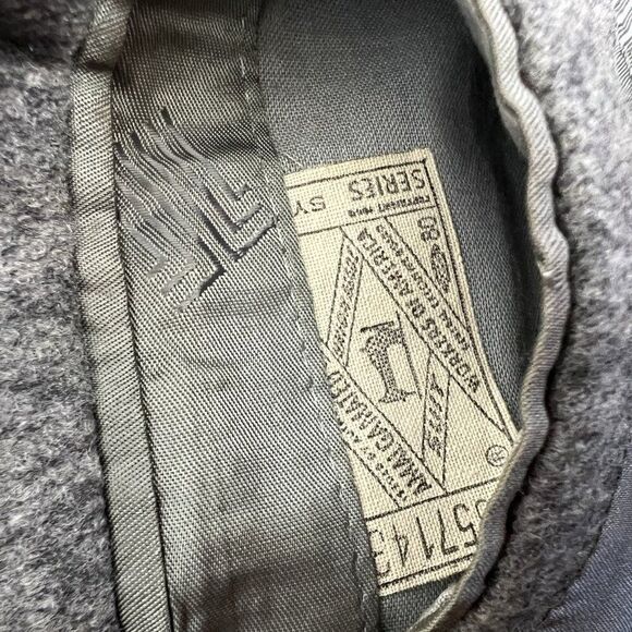 Vintage LANVIN Mens Grey CAMEL HAIR Classic Fit Sport Coat Blazer Jacket Size 48 - Picture 13 of 13